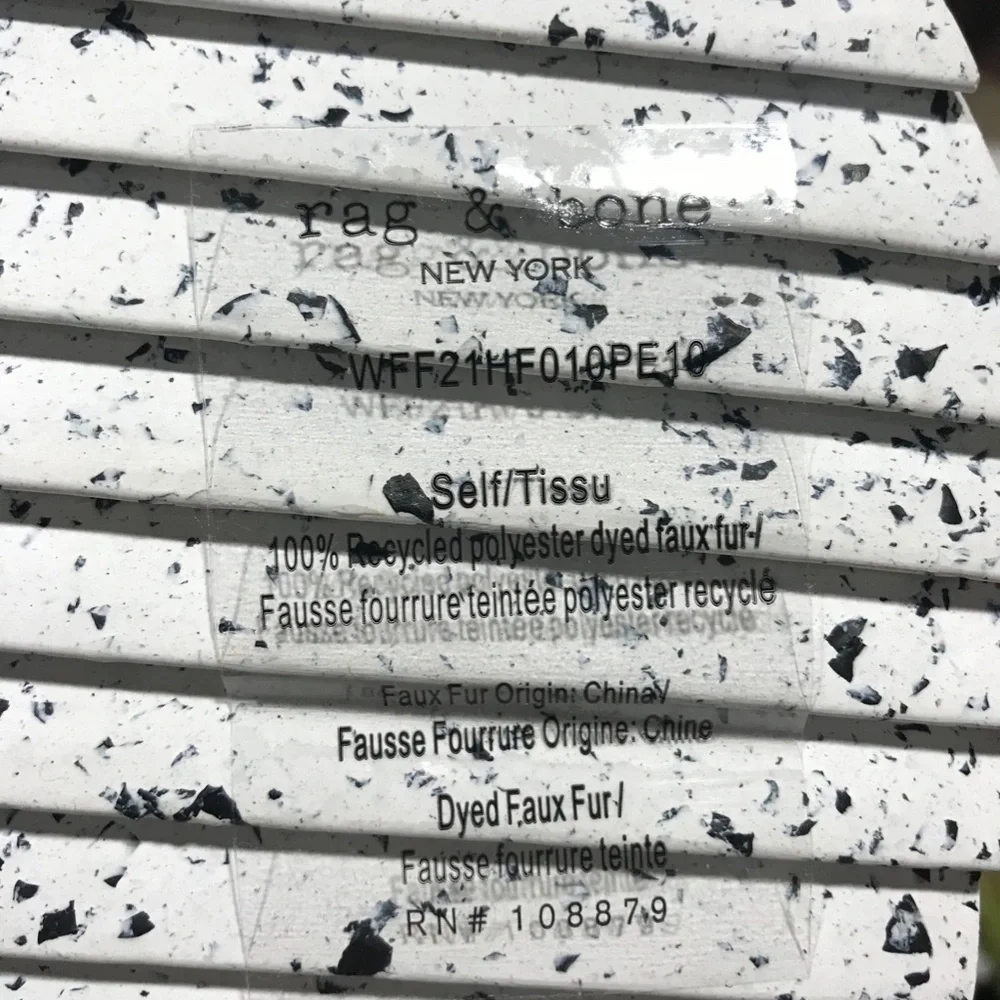 Nordstrom Rag & Bone Retro Runner Faux Fur Sneaker Size 10 US 40 EU - Picture 10 of 11